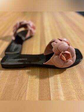 Jeffrey campbell floral sandals